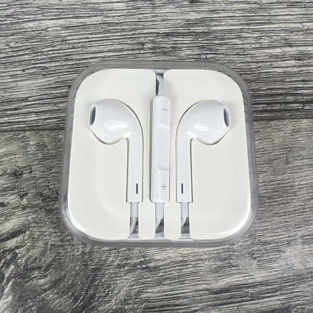Apple OEM Earbuds Plug-In Earphones Wired with Case 3.5mm Jack